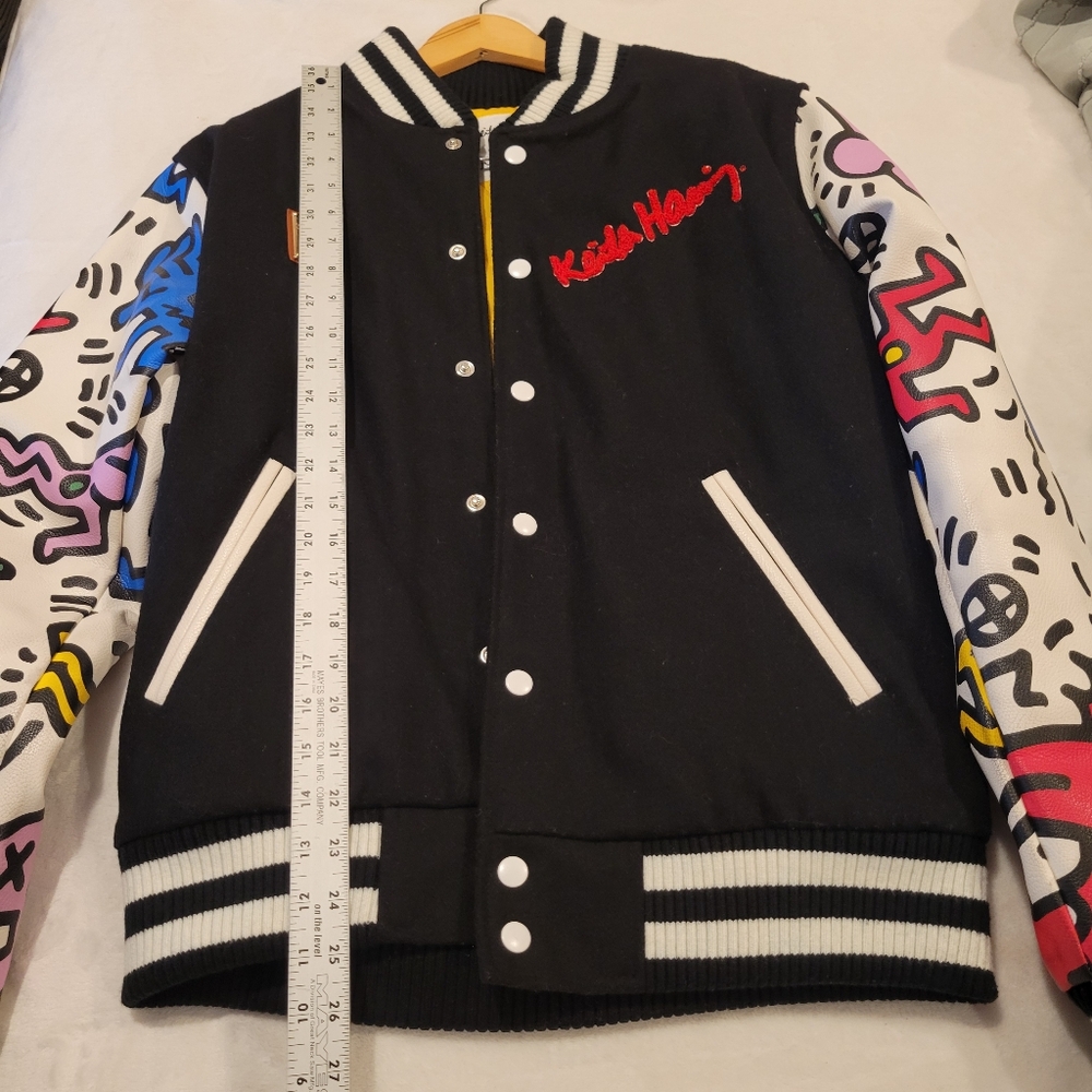 Joyrich x Keith Haring Varsity Jacket Men's Size Large - Picture 14 of 15